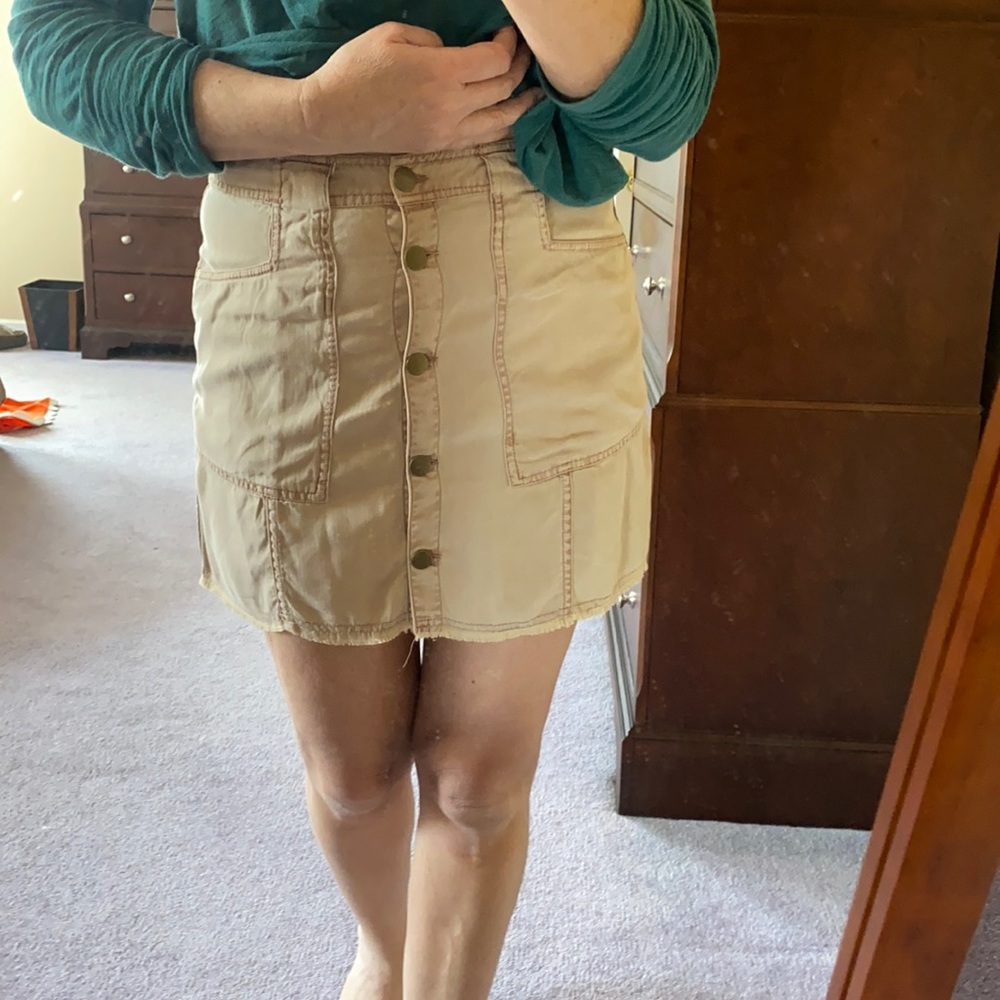 Young Fabulous & Broke fringe skirt